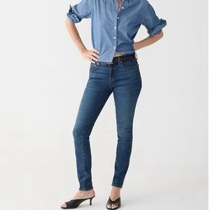 J. Crew 29 Toothpick Jeans Skinny Stretch Women’s Mid Rise